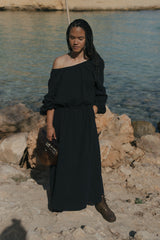 Odette Midi Dress - Black