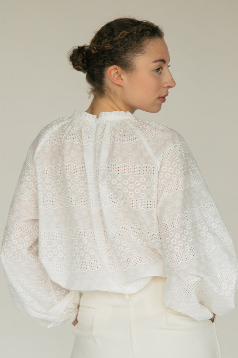 Uma Blouse - Cotton Embroidery