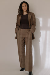 PALOMA Trousers - Brown (Organic Linen)