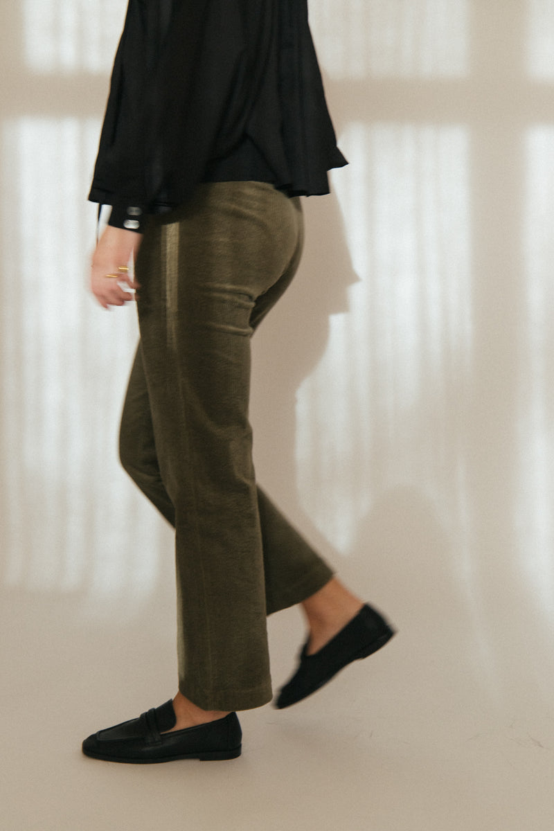 Barrie Corduroy Pant - Olive