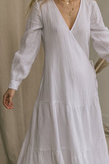 Cleo Tier Dress - White