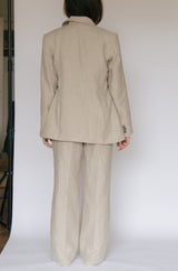 PALOMA Trousers  - Oatmeal (Organic Linen)